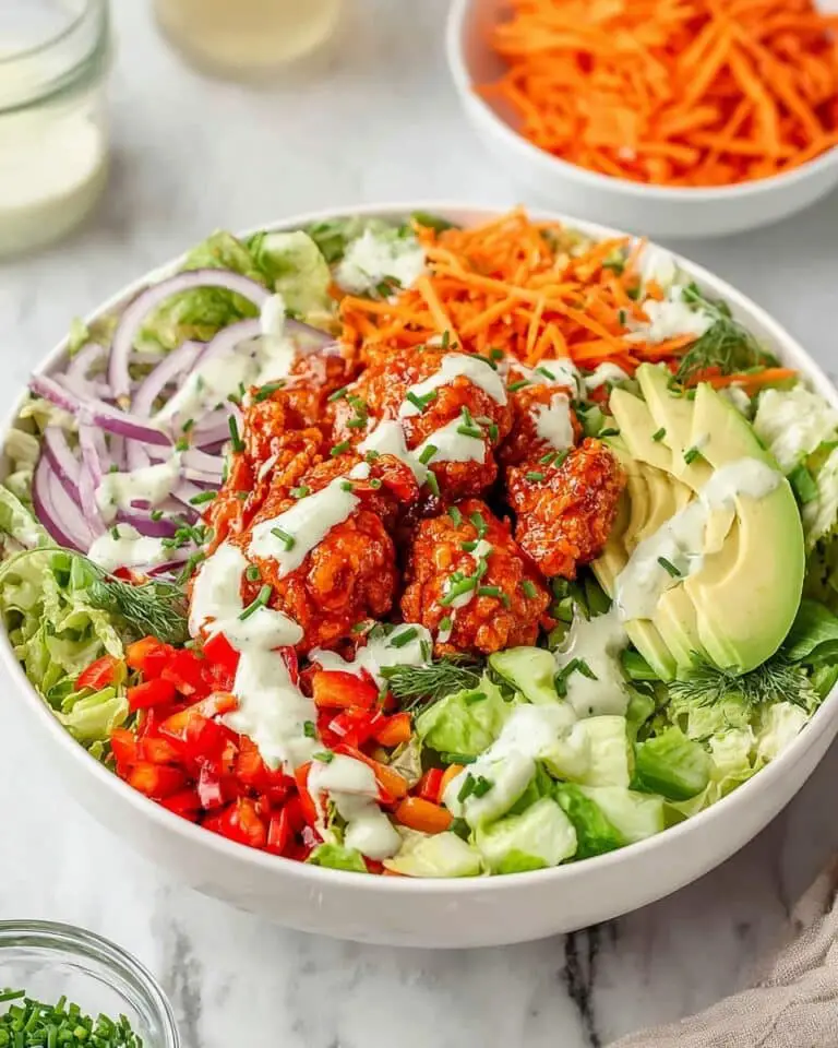 Crispy Buffalo Chicken Salad Recipe