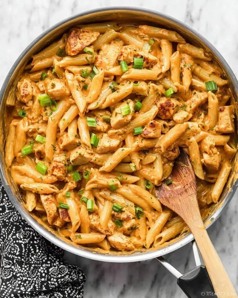 One Pot Creamy Cajun Chicken Pasta Recipe