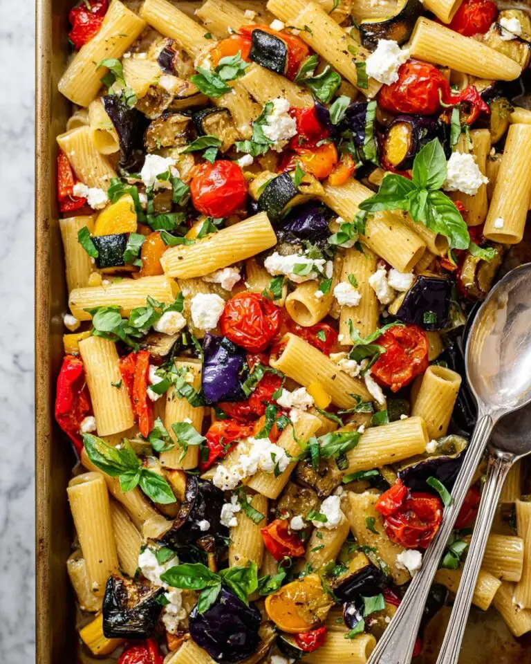 Roasted Vegetable Pasta Recipe