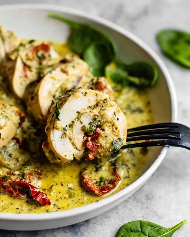 Pesto Chicken Roll Ups Recipe