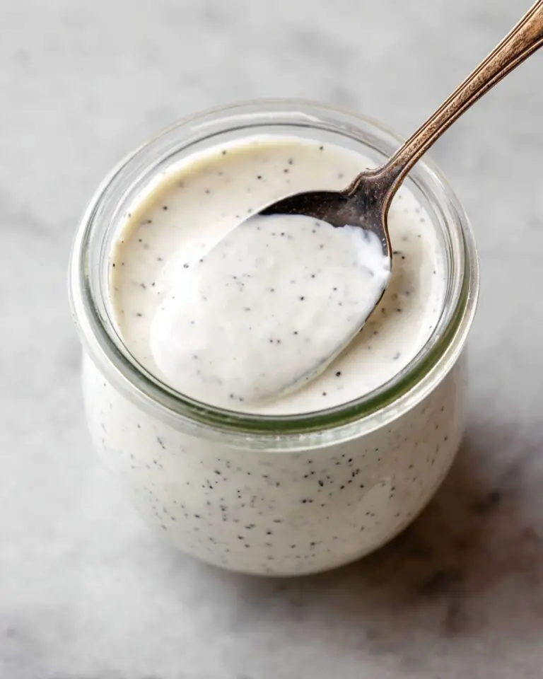 Creamy Poppy Seed Dressing Recipe