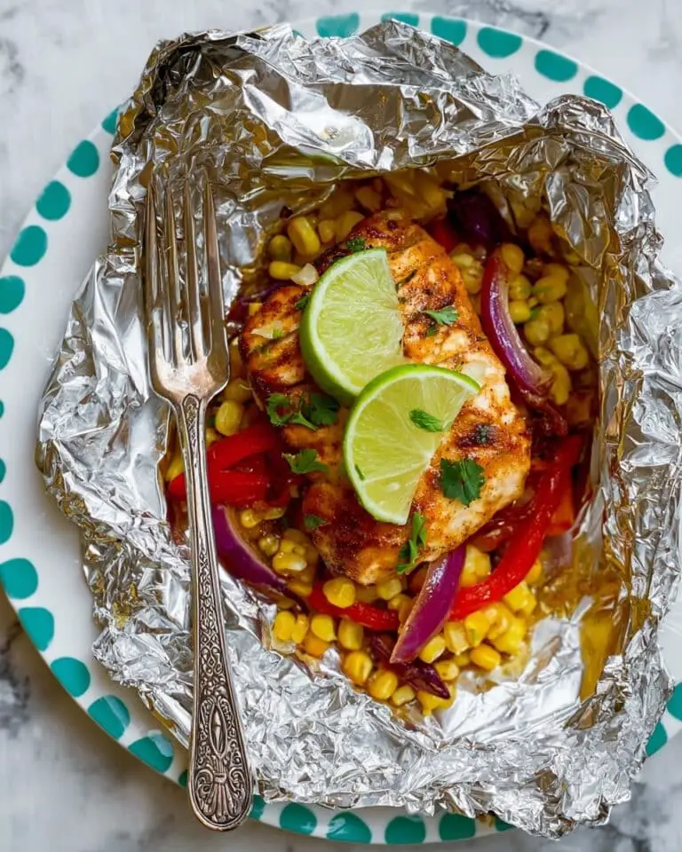 Fish Taco Foil Packets Recipe