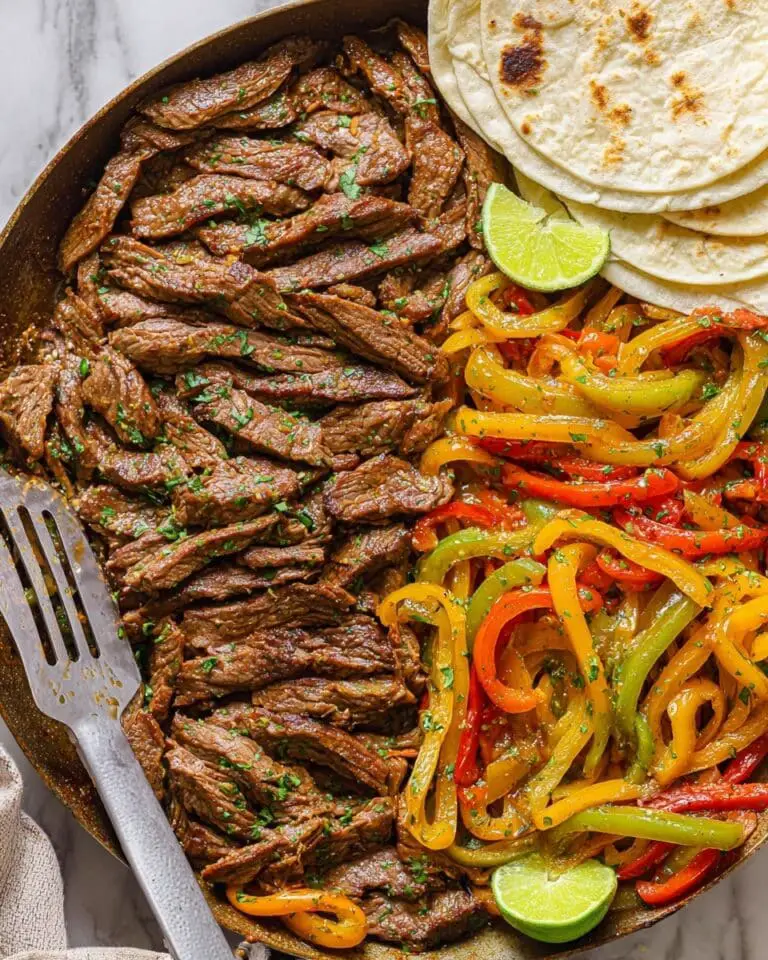 Homemade Sheet Pan Steak Fajitas Recipe