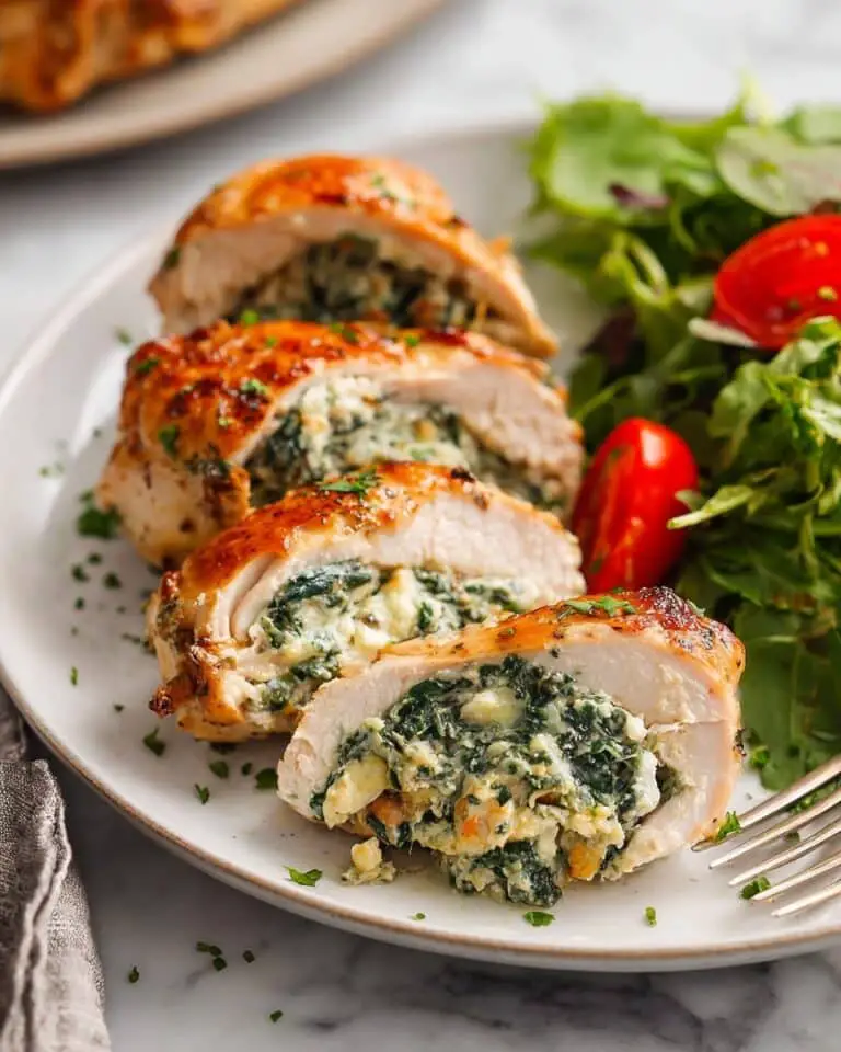 Spinach Stuffed Chicken Breast Recipe
