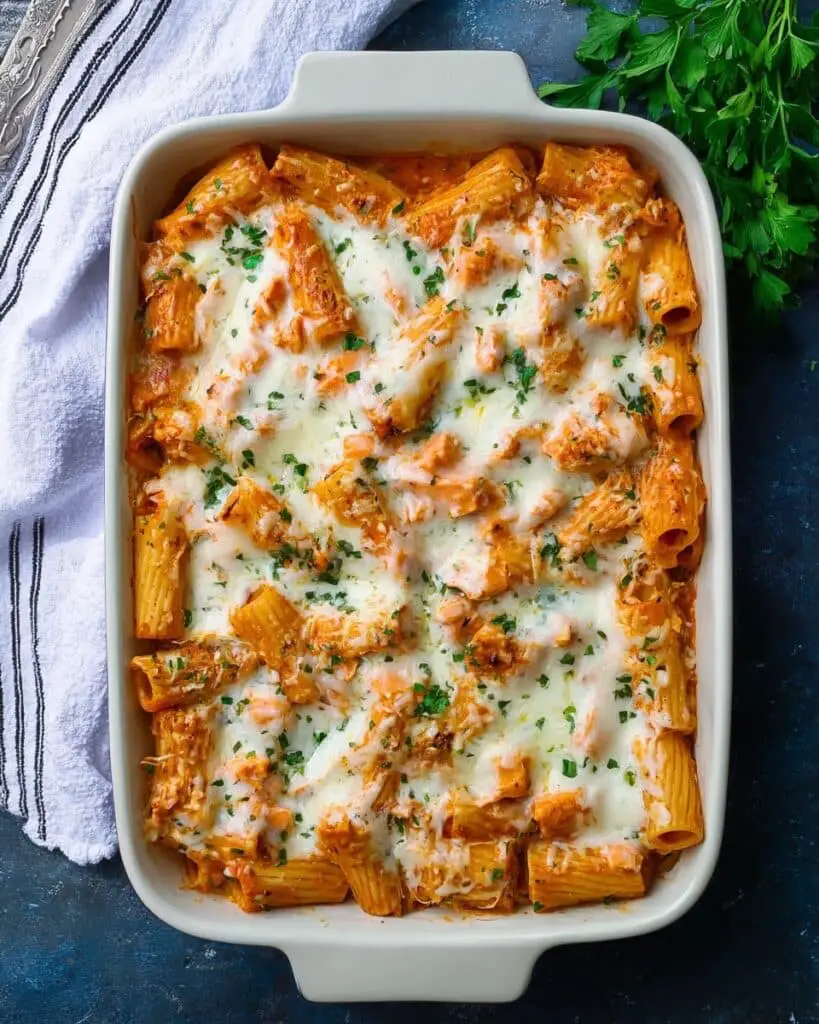 Creamy Chicken Pasta Bake Recipe