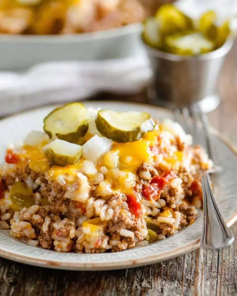 Instant Pot Cheeseburger Casserole Recipe