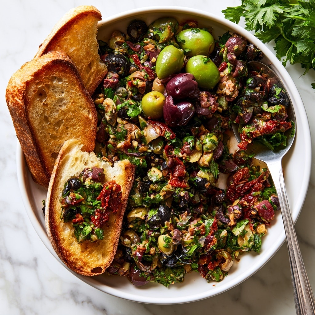 10-Minute Olive Tapenade Recipe