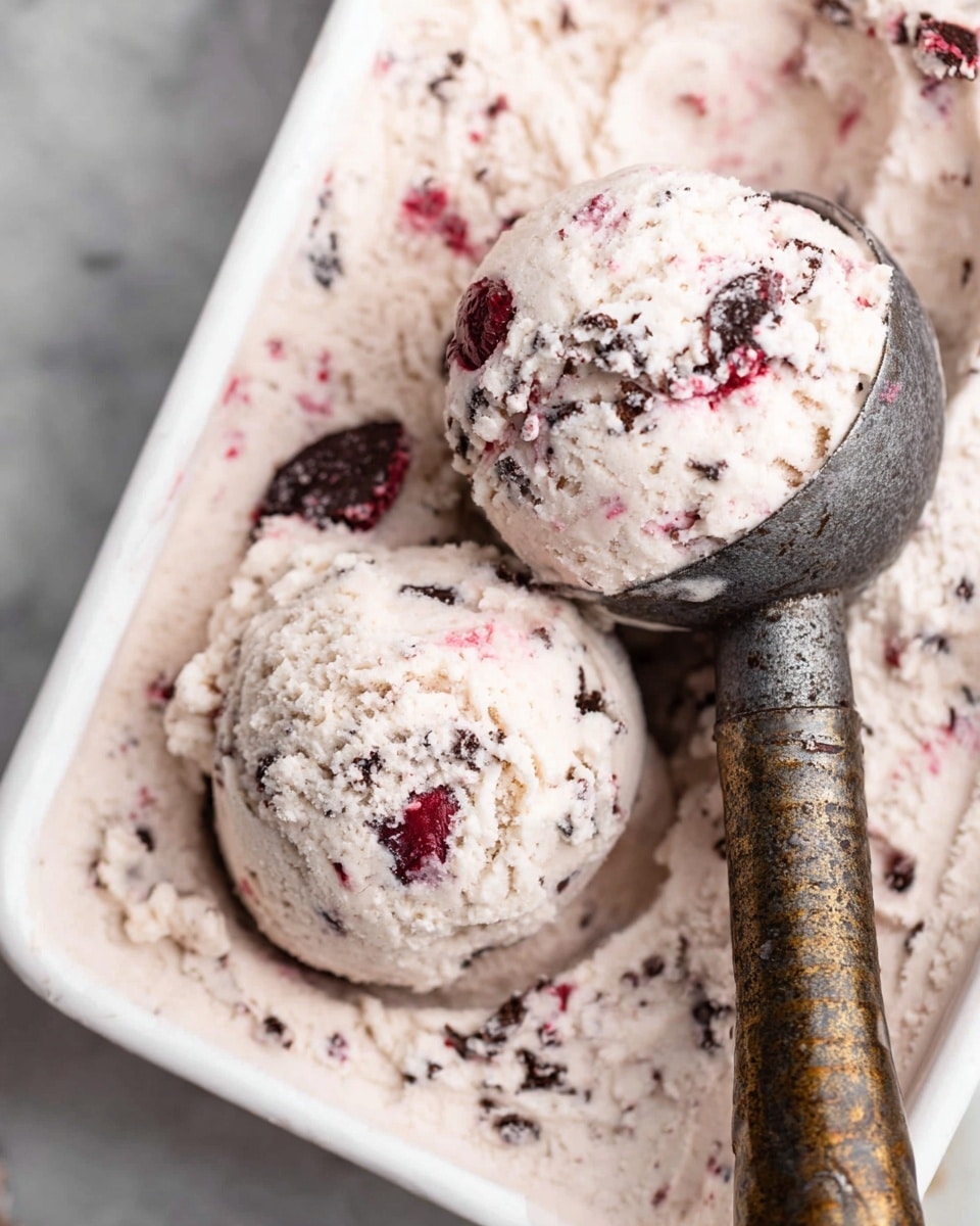 Keto Cherry Garcia Ice Cream Recipe