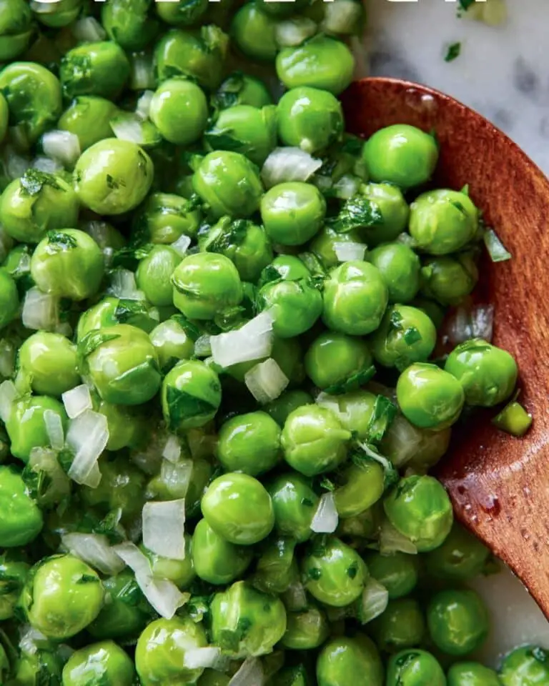 Simple Buttered Peas Recipe