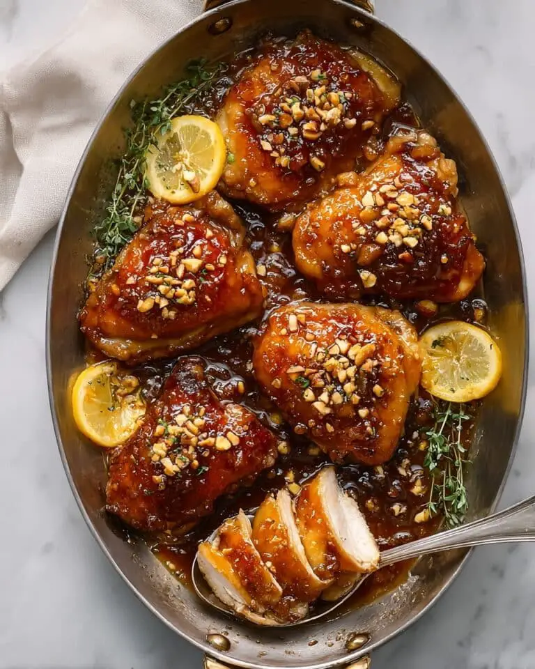 Fig Chicken with Balsamic Glaze, Gorgonzola, and Toasted Walnuts Recipe