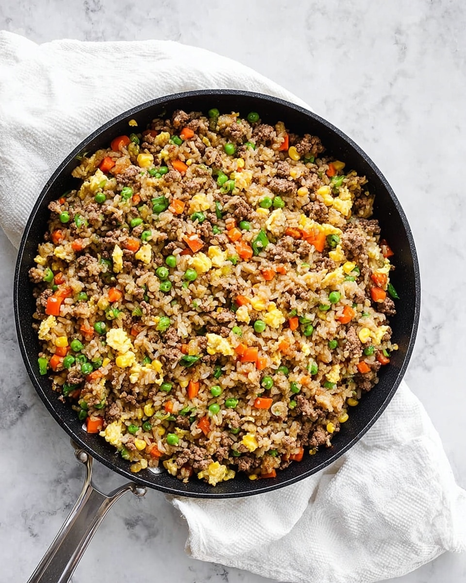 Ground Beef Fried Rice Recipe
