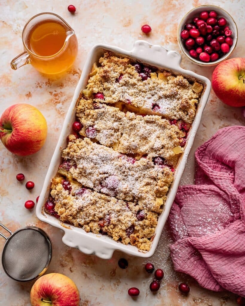 Easy Cranberry Apple French Toast Casserole Recipe