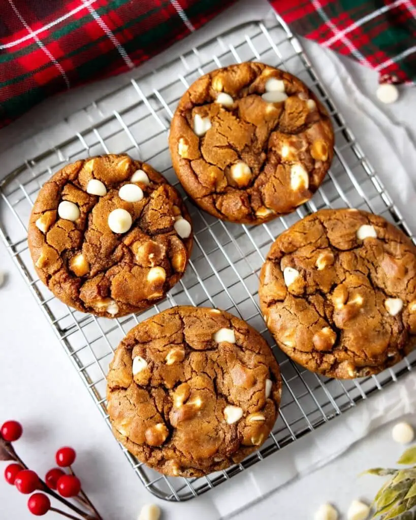 Bakery Gingerbread White Chocolate Cookies Recipe