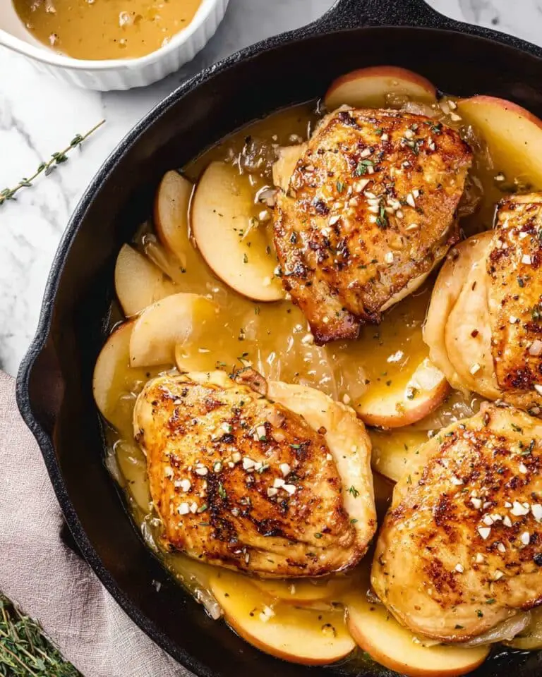 Apple Brie Stuffed Chicken with Maple Glaze Recipe