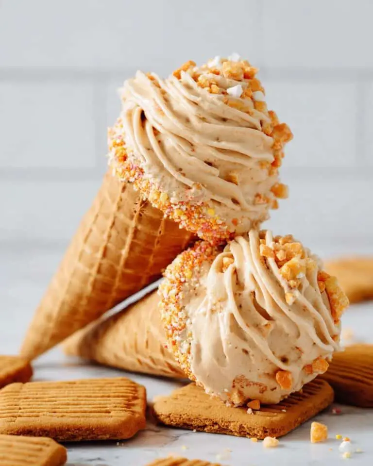 No Bake Pumpkin Cheesecake Cones Recipe