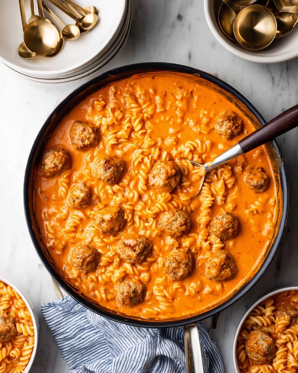 Homemade Spaghettios with Mini Meatballs Recipe