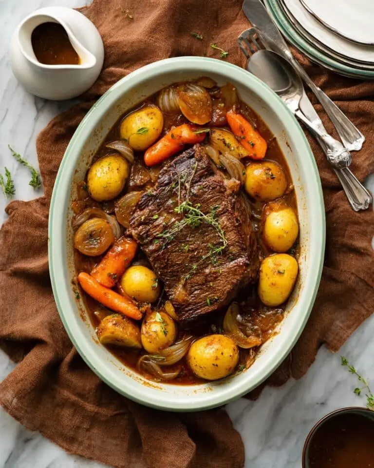 Easy Slow Cooker Pot Roast Recipe