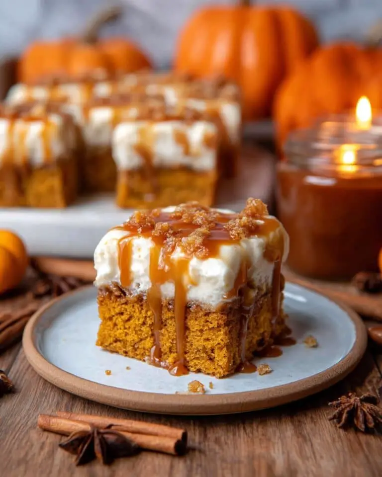 Pumpkin Caramel Brûlée Cake Recipe