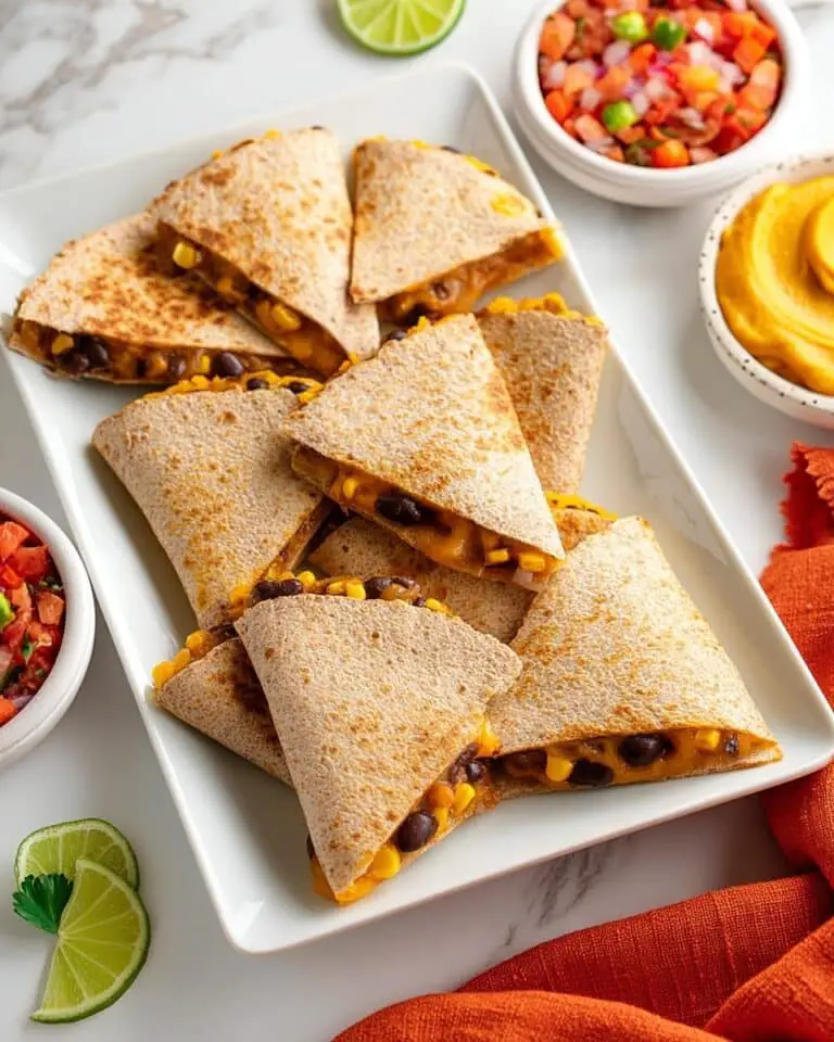 Sweet Potato Black Bean Quesadillas with Cashew Cream Recipe