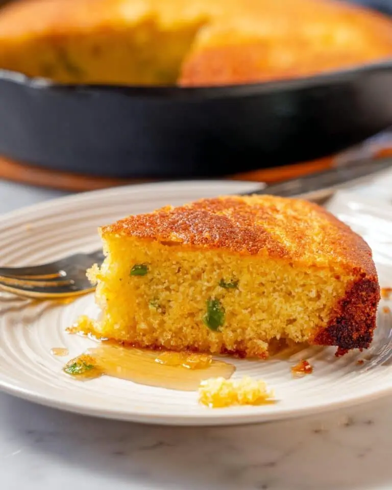 Chipotle Hot Honey Skillet Cornbread Recipe