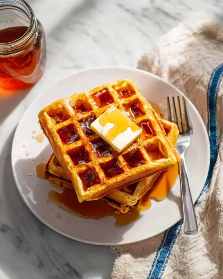Sourdough Discard Waffles Recipe