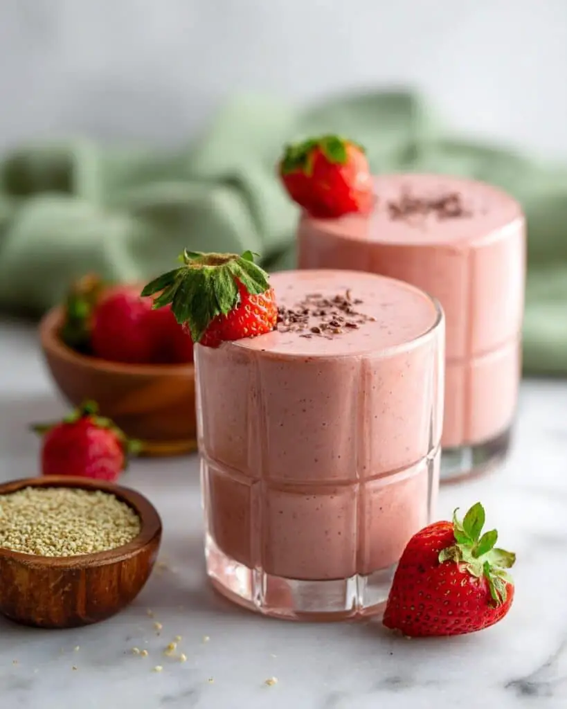 Chocolate Strawberry Banana Smoothie Recipe