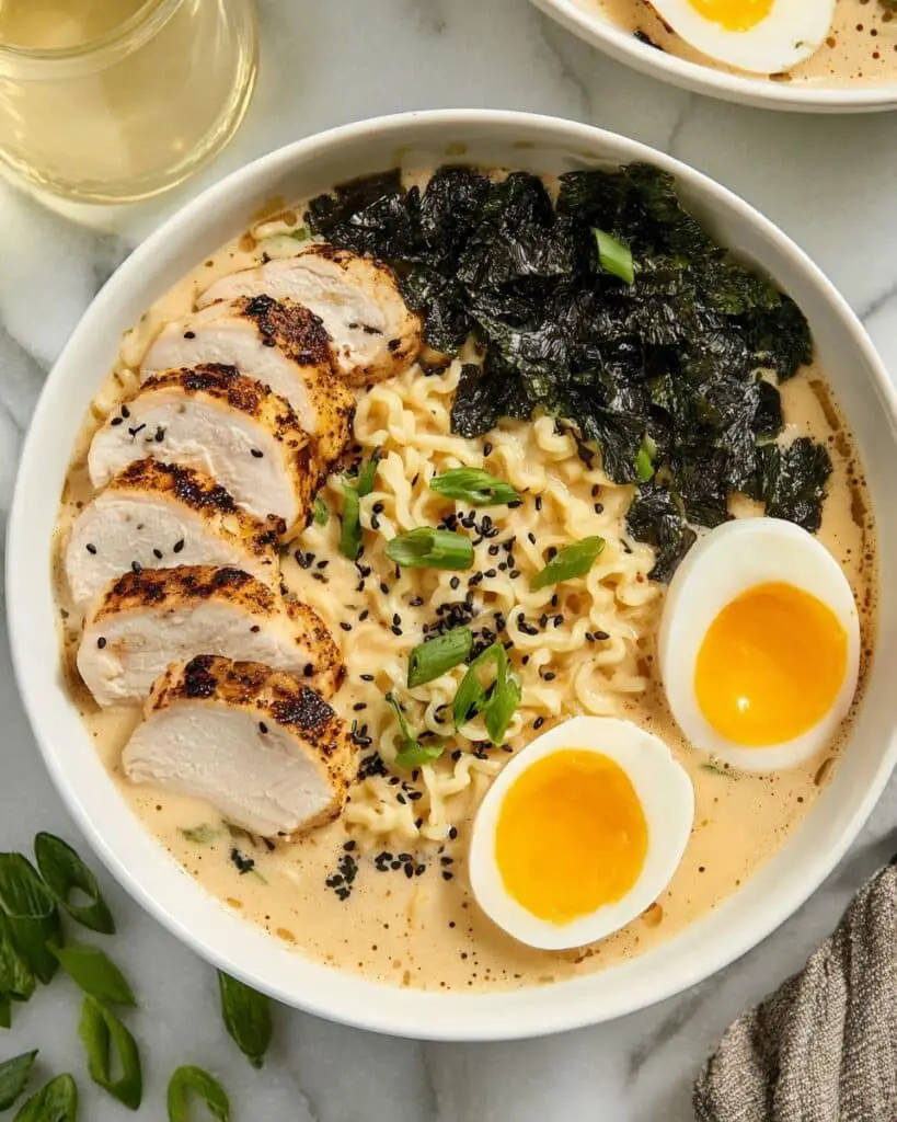 Creamy Sesame Chicken Ramen Recipe