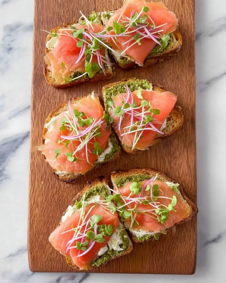 Smoked Salmon Bruschetta Recipe