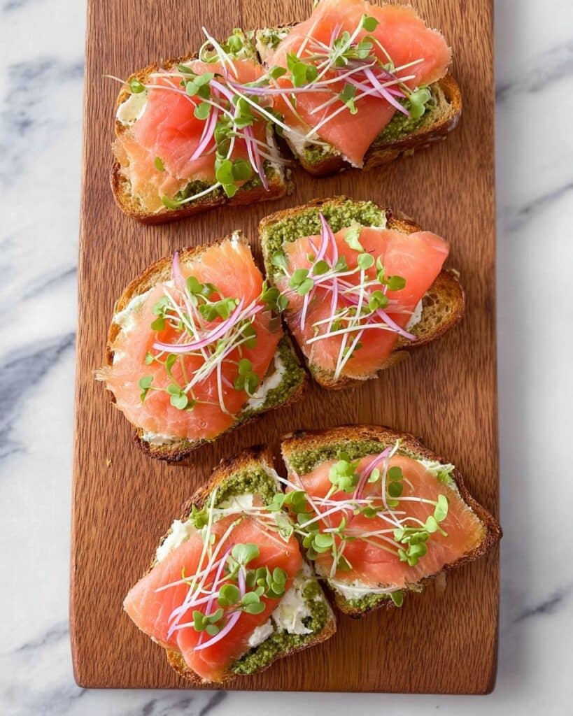 Smoked Salmon Bruschetta Recipe