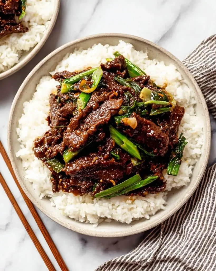Homemade Mongolian Beef Recipe
