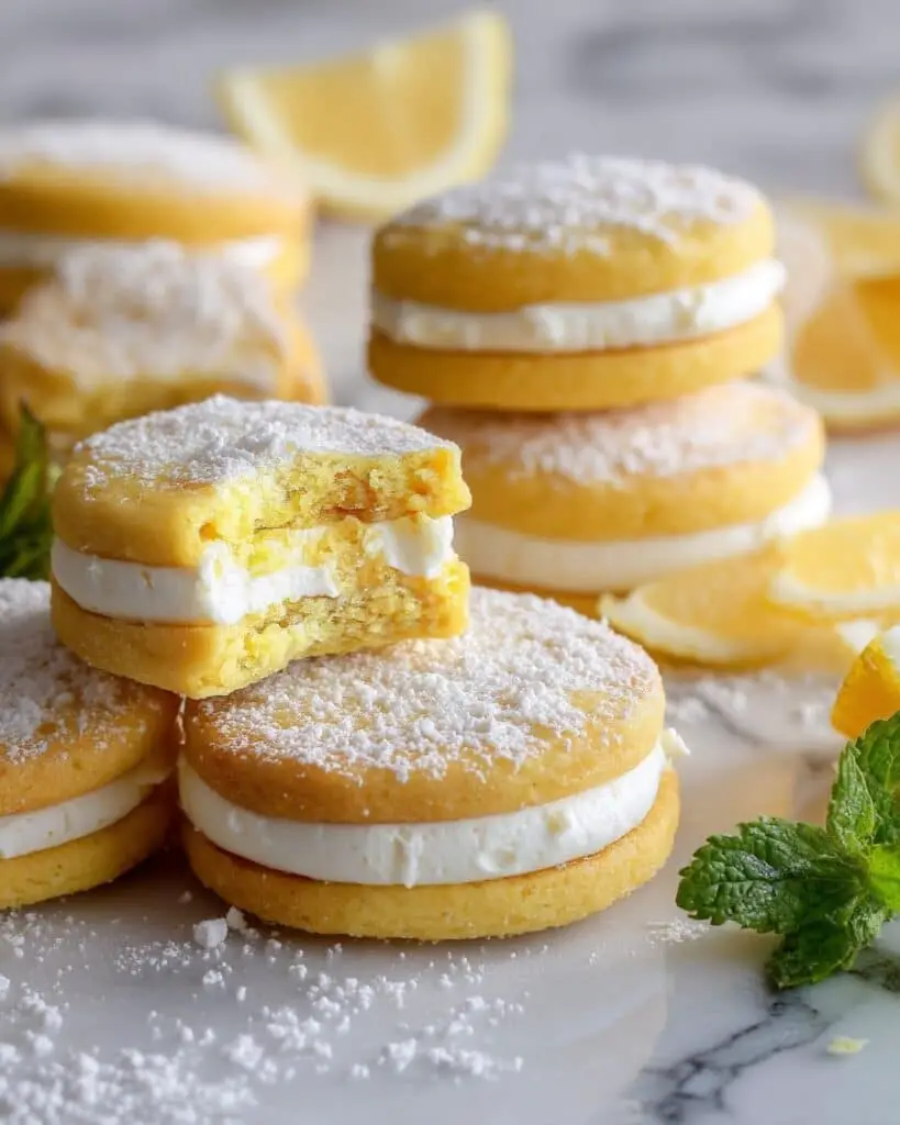 Vegan Lemon Sandwich Cookies Recipe