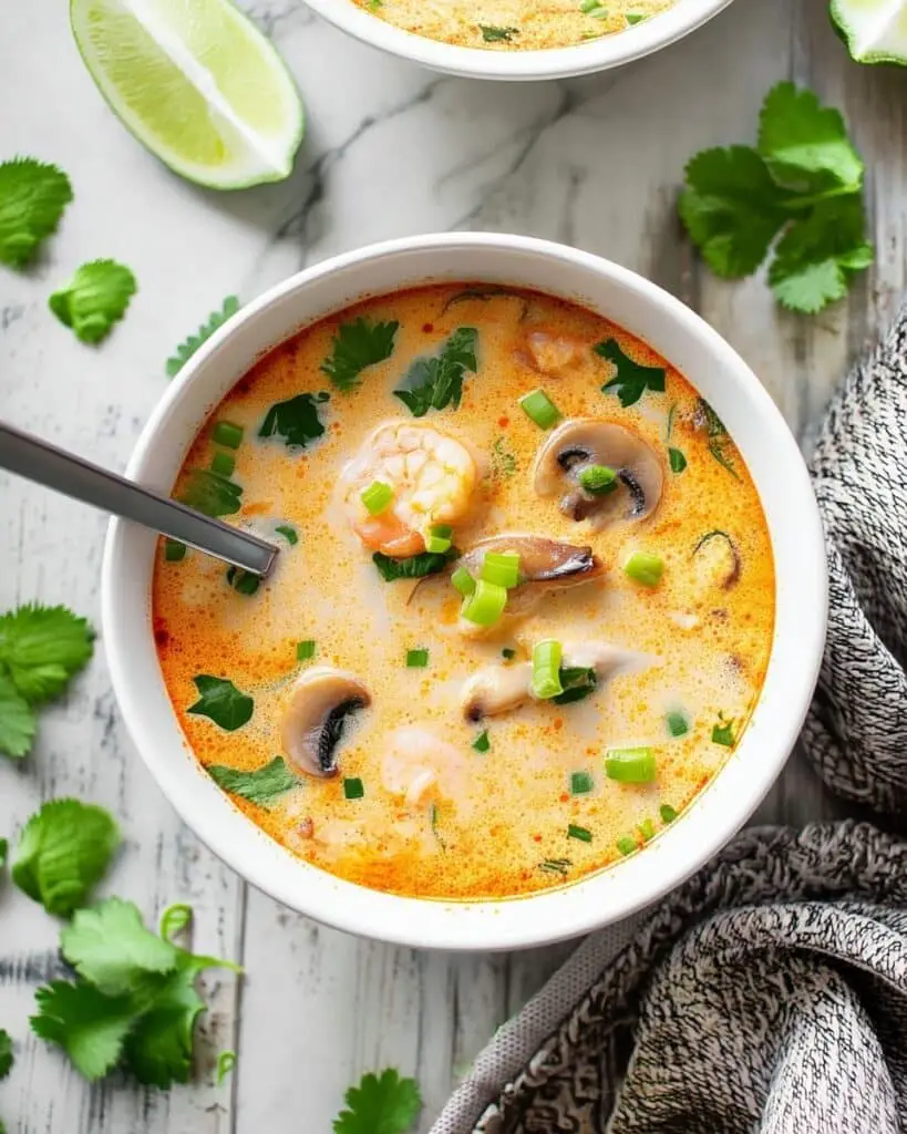 Thai Shrimp Coconut Curry Soup Recipe
