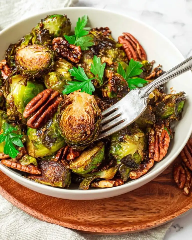 Air Fryer Maple Dijon Brussels Sprouts Recipe