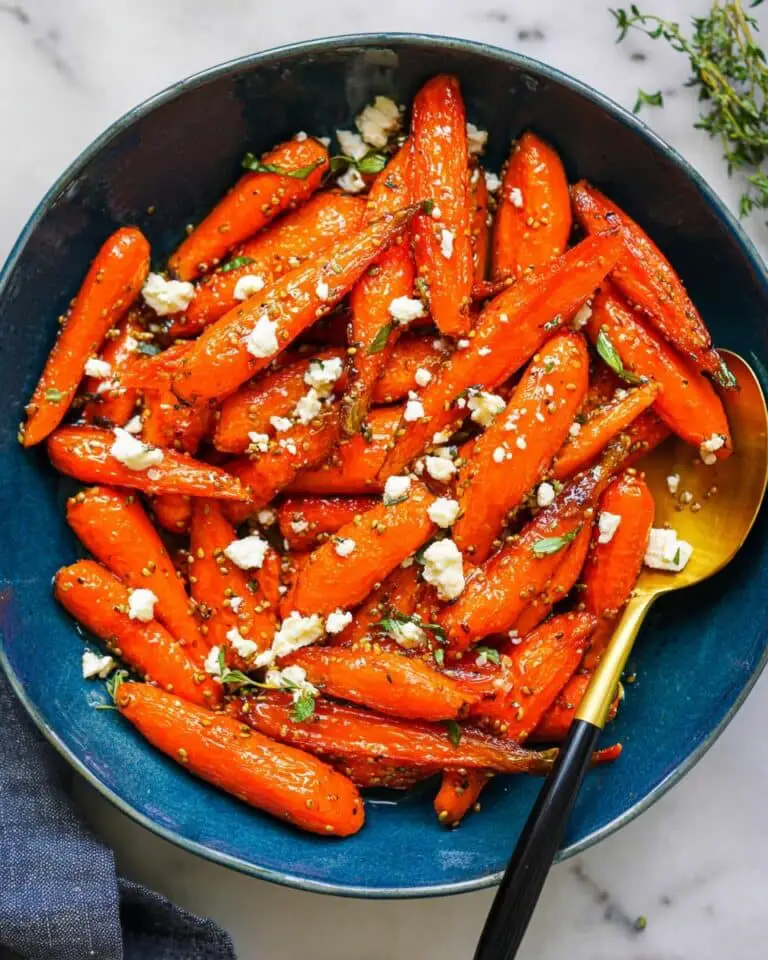 Maple Mustard Glazed Carrots Recipe
