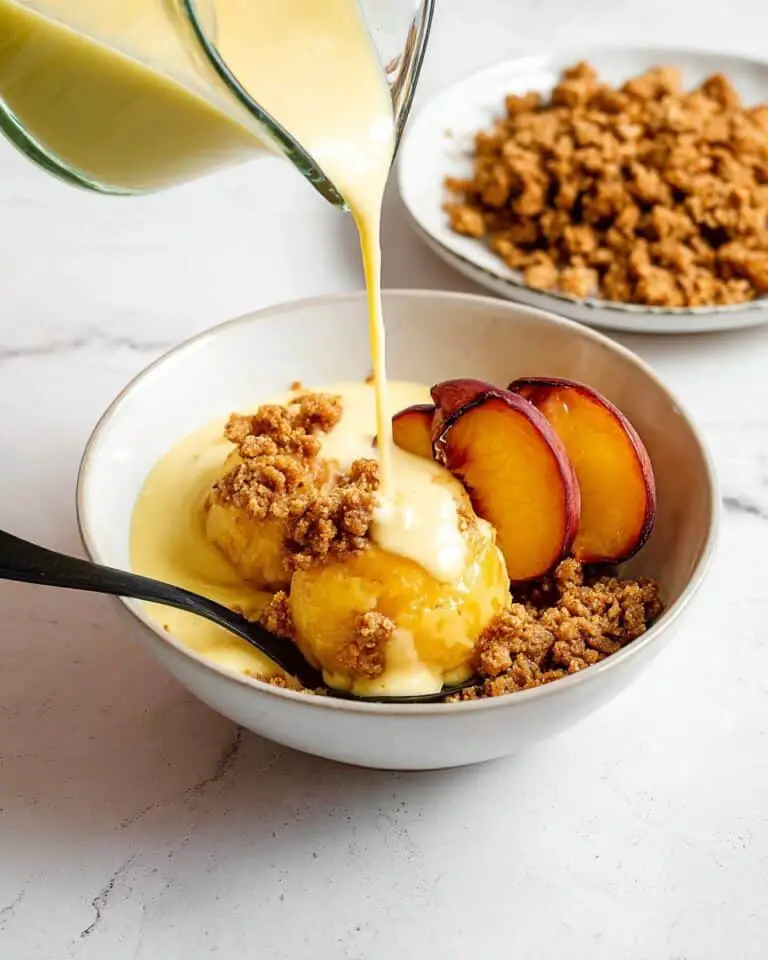 Pouring Custard (Crème Anglaise) Recipe