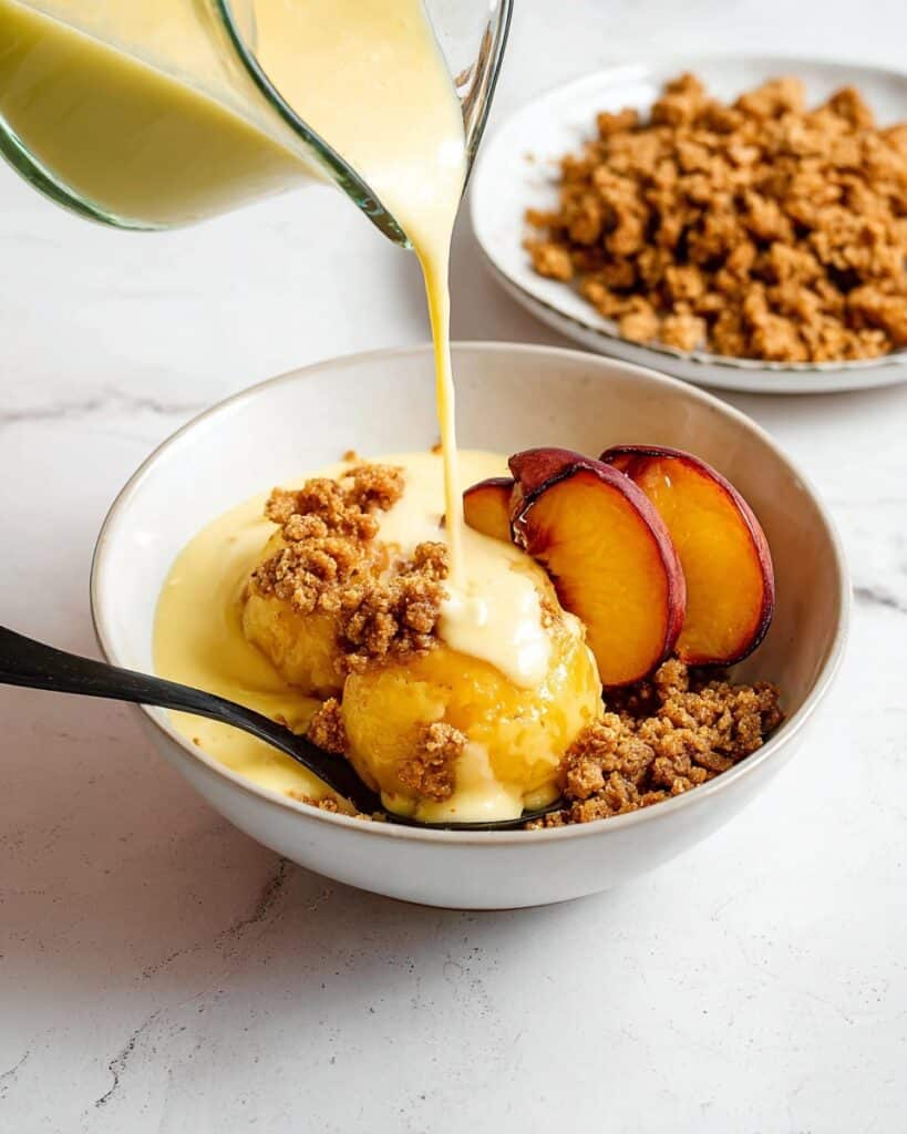 Pouring Custard (Crème Anglaise) Recipe