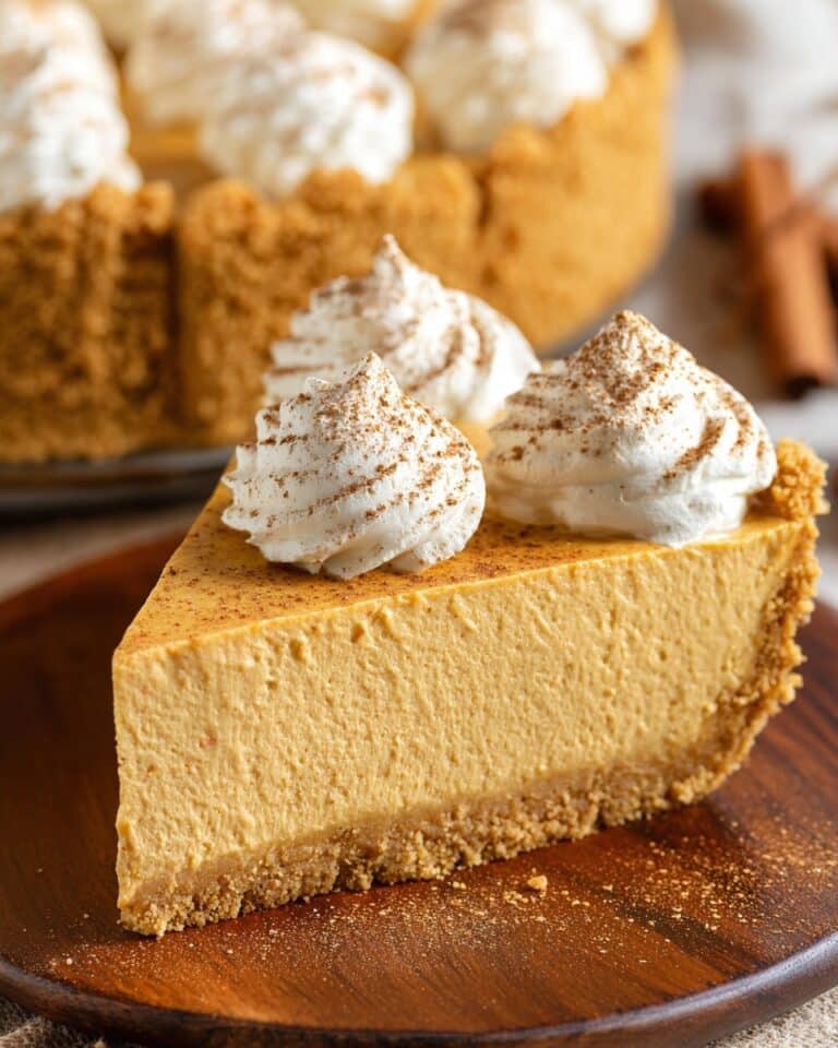 No Bake Pumpkin Cheesecake Recipe
