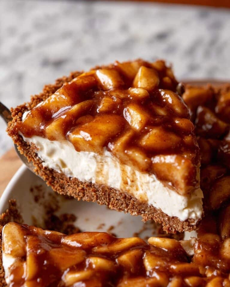 No Bake Caramel Apple Pie Recipe