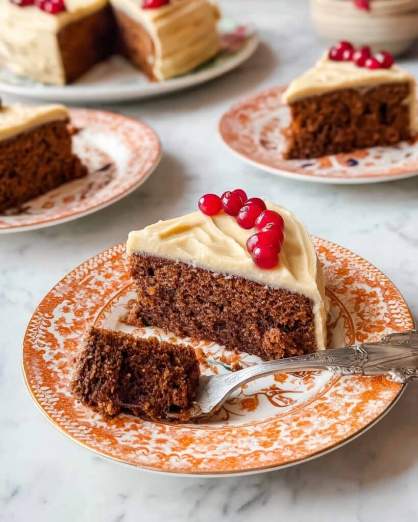 Gingerbread Cake with Cinnamon Cream Cheese Frosting Recipe
