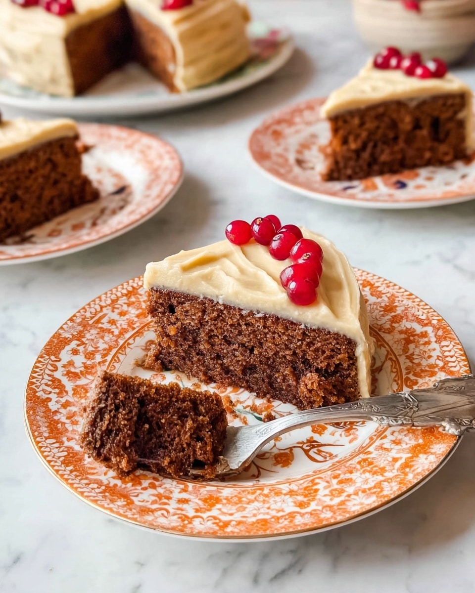 Gingerbread Cake with Cinnamon Cream Cheese Frosting Recipe