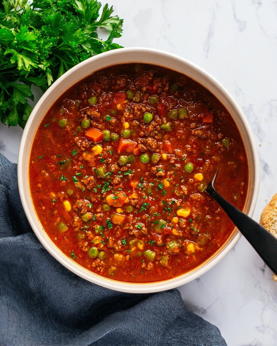 Vegetables Deep Color Vegetable Beef Soup: Hearty Comfort in Every Spoonful