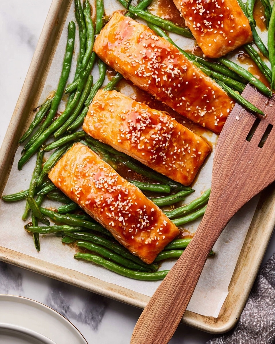 Sheet Pan Sesame Gochujang Salmon Recipe