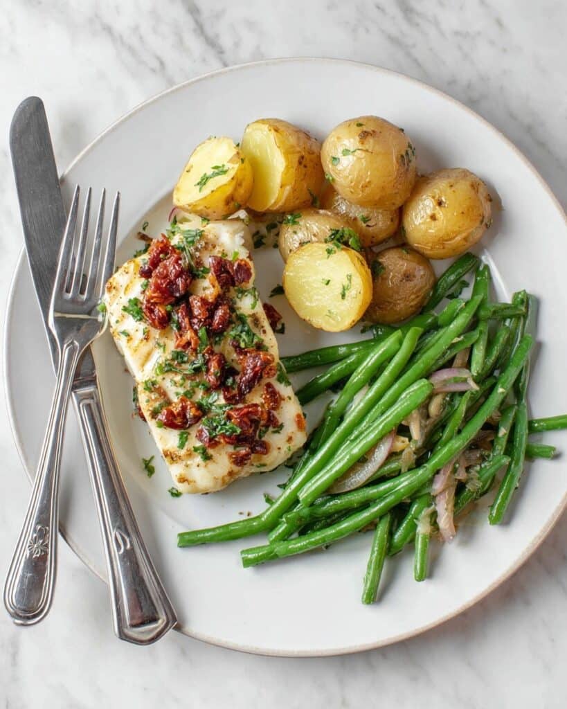 Mediterranean Baked Halibut Recipe