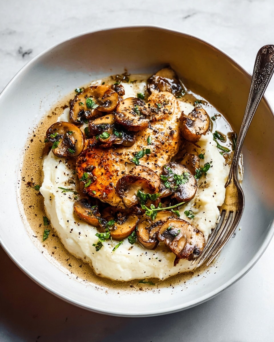 Creamy Mushroom Chicken Recipe