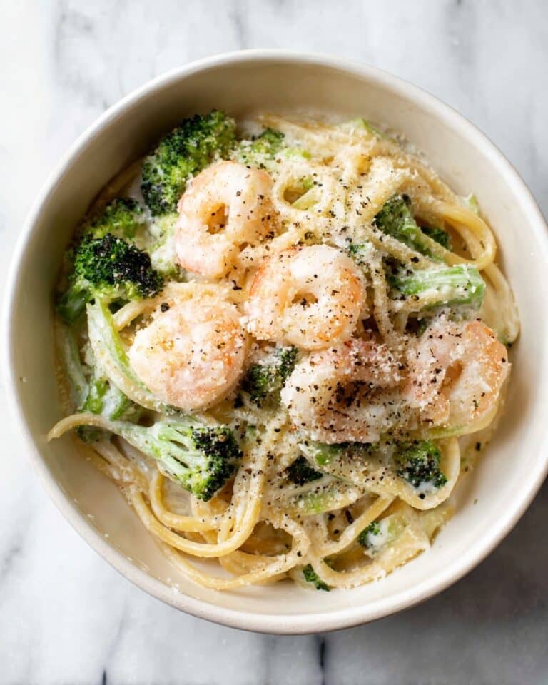 Creamy Shrimp and Broccoli Pasta Recipe