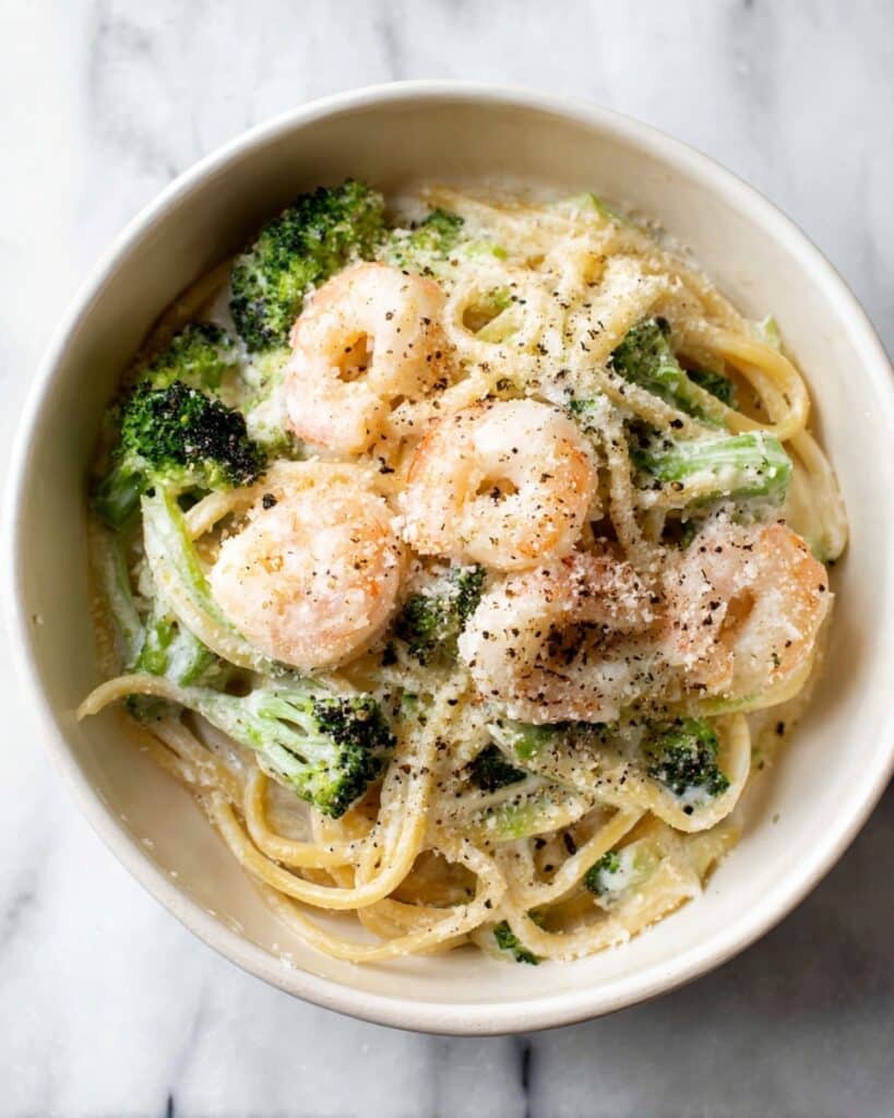 Creamy Shrimp and Broccoli Pasta Recipe