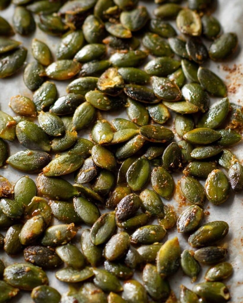 Roasted Pepitas with Cinnamon, Honey, and Spices Recipe