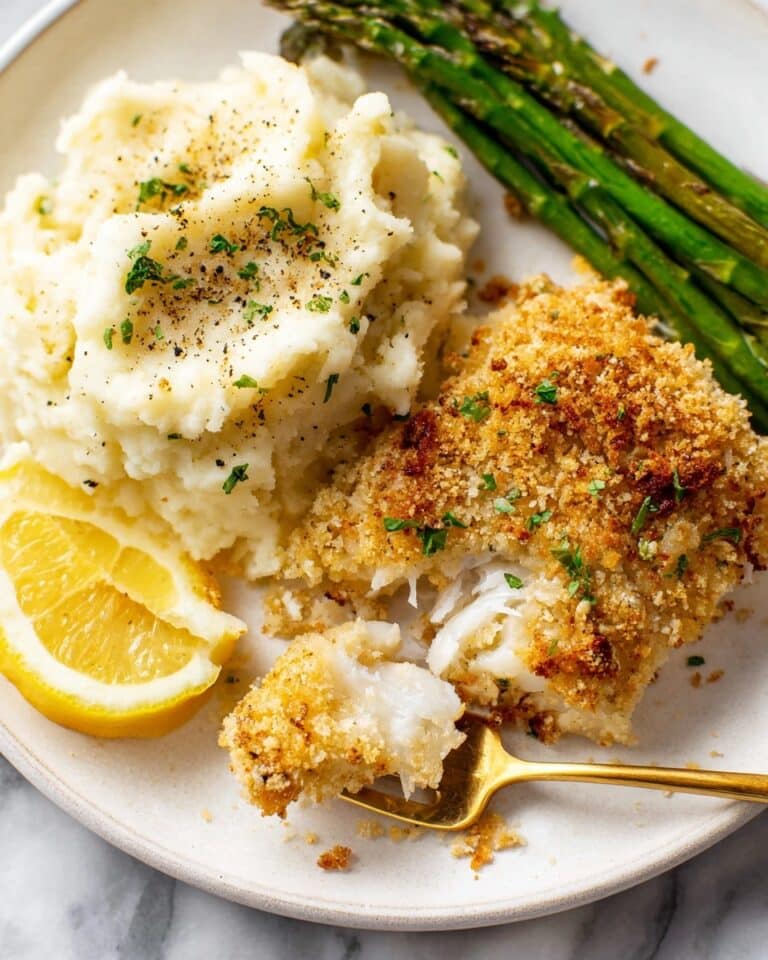 Parmesan Panko Baked Cod Recipe