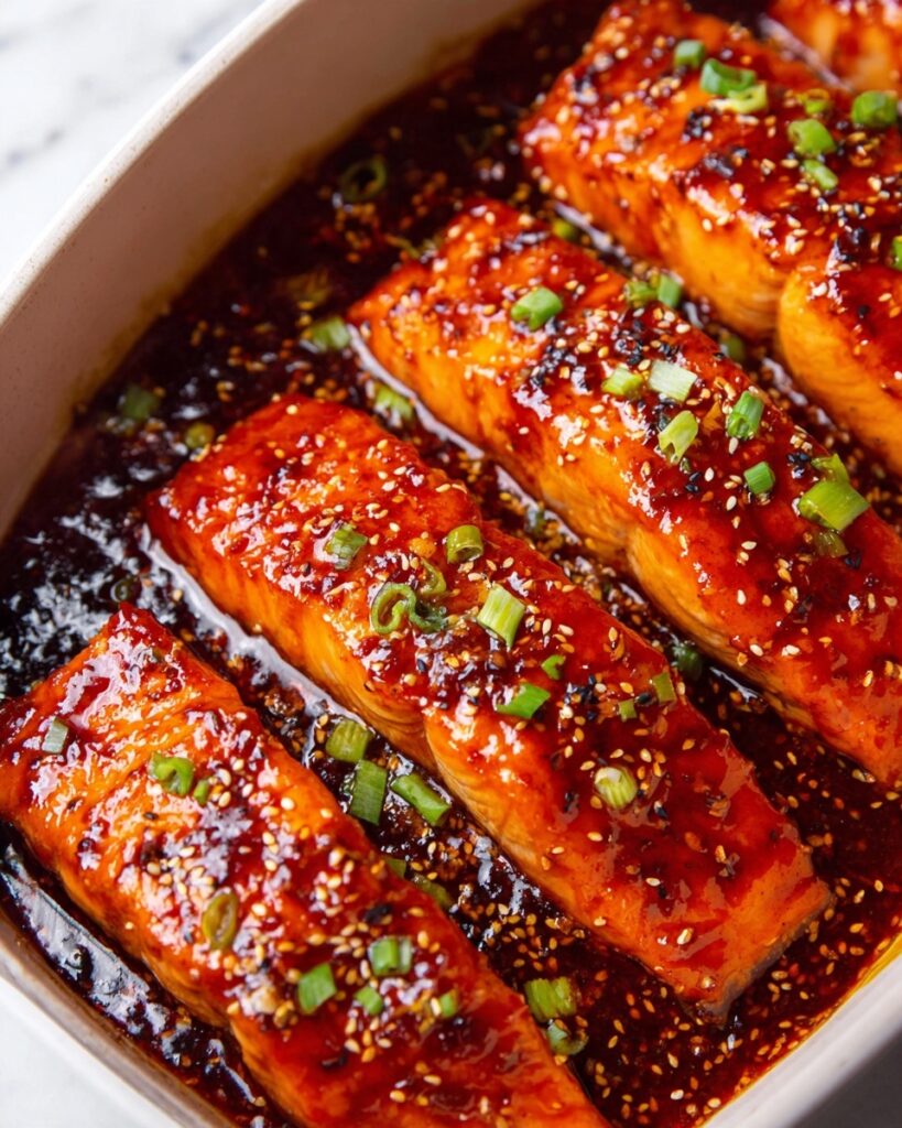 Honey Gochujang Salmon Recipe