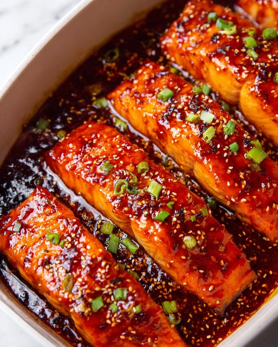 Honey Gochujang Salmon Recipe